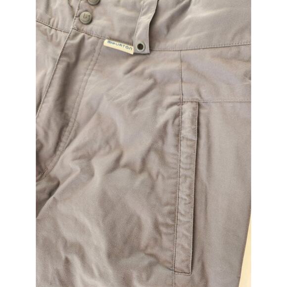 BURTON Men's Large Adjustable Waist Cargo Snowboarding Pants Gray Size Large - Picture 5 of 8